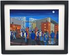 Blackburn Rovers FC Ewood Park Stadium High Quality Framed Art Print. Approx A4.