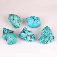 500 CT Natural Arizona Blue Turquoise Raw Rough Loose Gemstone 1 Piece