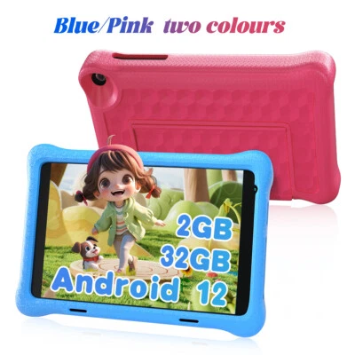 ANNA BELL Kids Tablet 8 inch Android 12 Tablet for Kids 3-12, 2GB RAM 32GB ROM Parent Cont