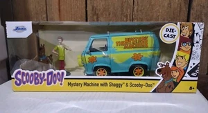 Scooby Doo Mystery Machine Shaggy & Scooby 1:24 Die Cast Hollywood Ride Jada - Picture 1 of 6