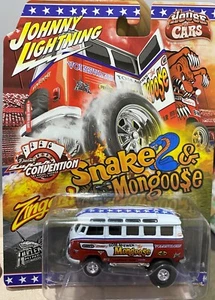 Johnny Lightning Mongoose Diecast Super CON VW Samba Bus ZINGER*1:64*Volkswagen - Picture 1 of 2