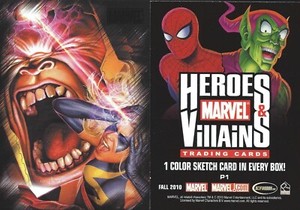 Rittenhouse Archives 2010 MARVEL HEROES & VILLAINS PROMO CARD #P1