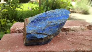 schöner Lapislazuli 548 Afghanistan schöne Deko Heim Garten Heilstein - Bild 1 von 8