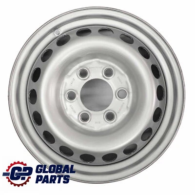 Mercedes Sprinter W906 Silberne Stahlfelge Felge 16" 6,5J ET:62 A0014014802 - Bild 1 von 4