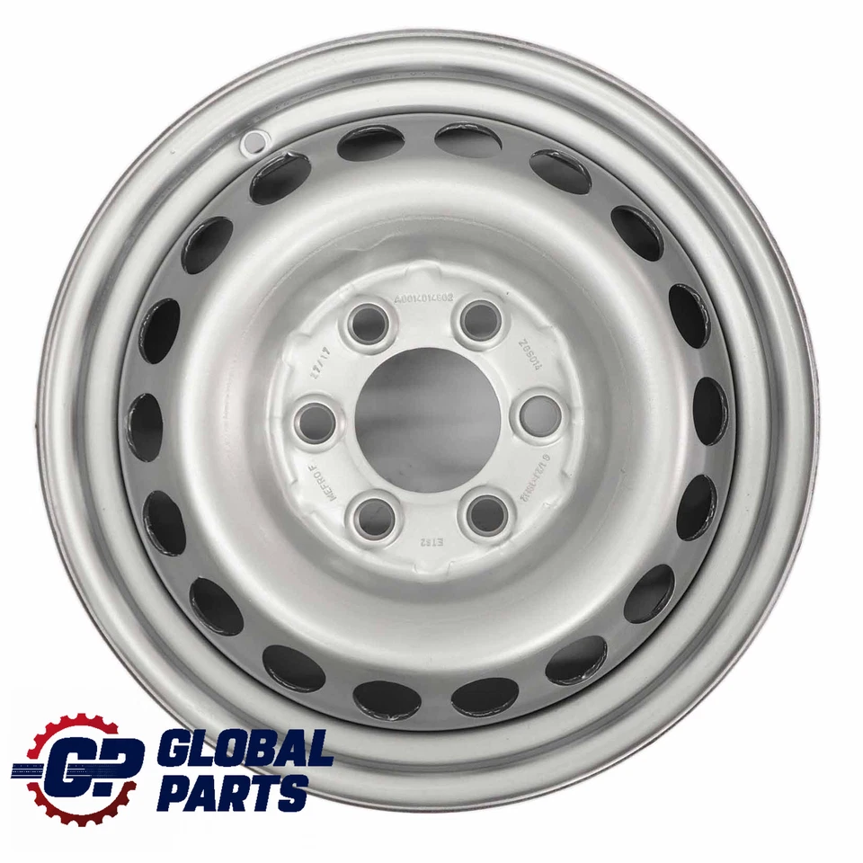 Mercedes Sprinter W906 Silberne Stahlfelge Felge 16" 6,5J ET:62 A0014014802 - Bild 1 von 4