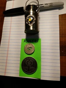 Vintage Kansas "SUNFLOWER STATE" Mini Metall Souvenir Eimer - Bild 1 von 5