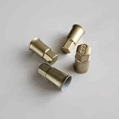 ✅ Juego de tapas de válvula de neumático BBS (color dorado) ENVÍO GRATUITO ✅ Foto 1 de 4