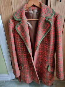 vintage welsh tapestry coat