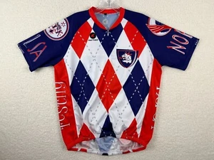 Cycling Jersey Women Large Full Zip Tulsa Festlig Cycling Club Pactimo - Picture 1 of 8