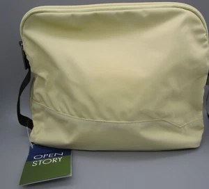 OPEN STORY ~ Yellow Packing Pouch Toiletry Bag - Picture 1 of 5