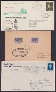 HOLLAND: (18222) NEDERLAND PAQUEBOT CANCEL/COVERS - Picture 1 of 2