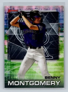 2021 Bowman's Best #83 Benny Montgomery Colorado Rockies - Picture 1 of 2
