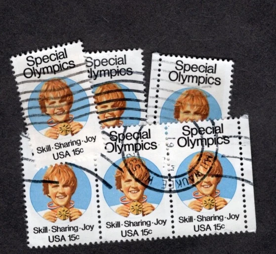 100+ #1788 Special Olympics Commemorative Stamps, 15 cent, Used, Off Paper - Image 1 of 1