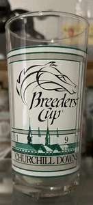1991 Breeders Cup Glass Error Off-centered w/ Wrong Winner on It French Glory - Picture 1 of 4