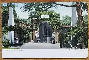 Washington's Tomb Mount Vernon Virginia VA Postcard PC 1908 Polychrome - Picture 1 of 1