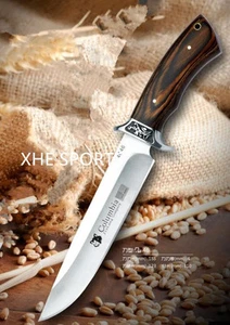 JL 046 Cuchillo Pegatina Completa Supervivencia Militar Bowie Campamento Táctico Cerdo - Imagen 1 de 3