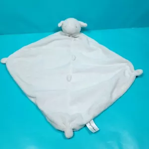 Sicherheitsdecke Lamm Schaf weiß Engel Liebe Plüsch Stofftier Ostern Baby Lovey 12 Zoll - Bild 1 von 6
