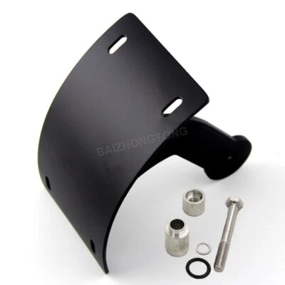 Soporte de matrícula curva de montaje lateral apto para Suzuki Boulevard M109R 2006-2014 Foto 1 de 4