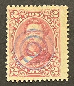 Travelstamps: 1883 Hawaii Stamp Scott #38 - 2¢ King David Kalakaua Used - Picture 1 of 5