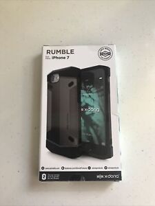 iPhone 7 Case X-Doria Rumble Ultimate Protection Drop Tested Grip Black
