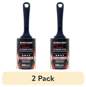(2 pack) Evercare 100-Layer Giant Size Extra Sticky Lint Roller - Picture 1 of 10