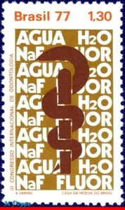 1516 BRAZIL 1977 3RD INTL. ODONTOLOGY CONGRESS, DENTISTRY, HEALTH, MI# 1607, MNH - Picture 1 of 2