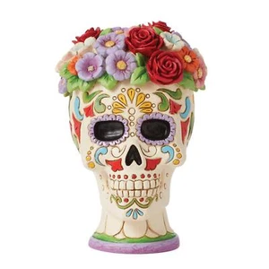 Sensational Sugar Skull Day Of The Dead Halo By: Heartwood Creek Jim Shore NEW - Picture 1 of 1