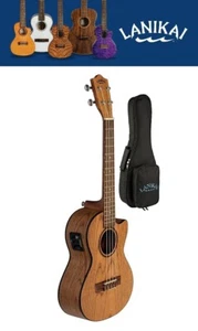 Ukelele cortado acústico/eléctrico Lanikai roble tenor Uke + bolsa | distribuidor autorizado - Imagen 1 de 6