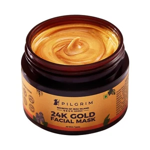 Pilgrim 24K Gold face mask for glowing skin Glowing,Hydrating&Boosts Collagen50g - Picture 1 of 6