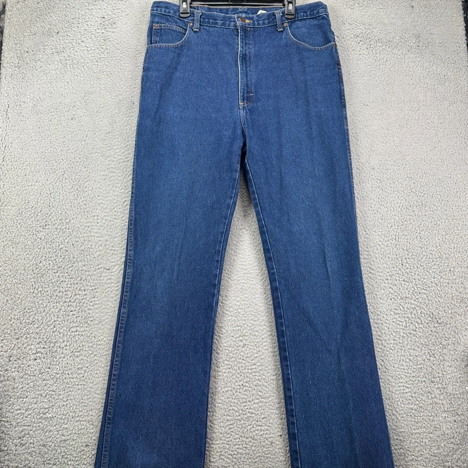 Pantalones de mezclilla Sheplers Bootcut vintage para hombre 38X36 azul vaquero occidental rodeo 5 bolsillos Foto 1 de 4
