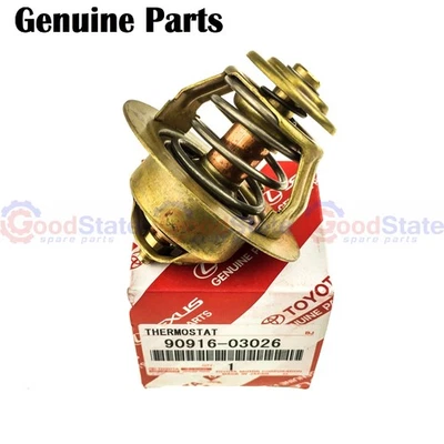 Genuine Toyota LandCruiser 47 45 Series HJ H 3.6 Diesel 2H 4.0 Diesel Thermostat - Image 1 of 3