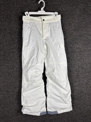 NUEVO Columbia Ice Slope II Pantalones Aislantes Juveniles Medianos Blancos Impermeables Nieve Esquí Foto 1 de 4