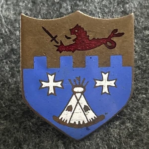 Authentic WWII US Army 12th Infantry Regiment DI DUI Unit Crest Insignia - Picture 1 of 3