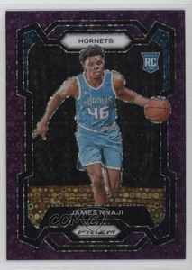 2023-24 Panini Prizm Fast Break Viola Prizm /75 James Nnaji #159 Rookie RC - Foto 1 di 5