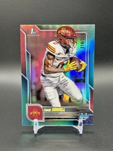 2025 Bowman Chrome University CHASE SOWELL Aqua Refractor #218/350 1st Bowman RC - Bild 1 von 3