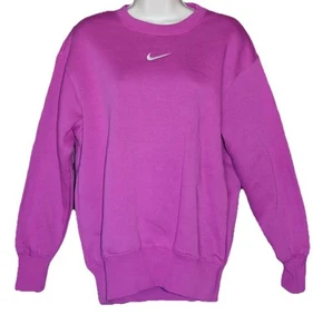 Damen Nike Phoenix Fleece Crew-Neck Sweatshirt | Hot Fuchsia | Größe XXS - Bild 1 von 4