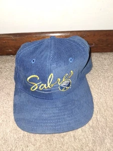 Vintage 90’s NHL Buffalo Sabres Corduroy Embroidered SnapBack Hat Cap  - Bild 1 von 7