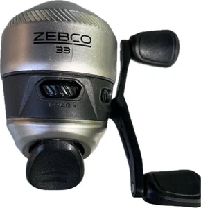 ZEBCO 33 Spincast Reel 4.1:1 Gear Ratio w Bite Alert 10 lb test line 33N CKE2 - Picture 1 of 6