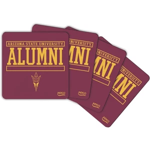 Arizona State Sun Devils Alumni paquete de 4 montañas rusas de neopreno - Imagen 1 de 1
