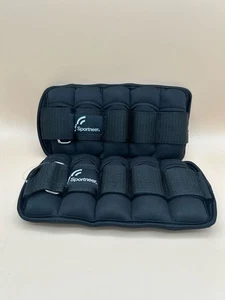 Sportneer Adjustable Ankle Weights for Women and Men 7 lbs/Pair W/ Secure Straps - Picture 1 of 5