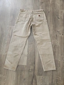 Pantalone uomo Carhartt vintage 36x34 taglio dritto flex utility lavoro marrone B72 - Foto 1 di 7