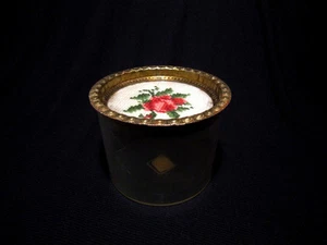 SCHÖNER GOBLIN-NADELARBEIT GOBELIN DECKEL PLASTIK BOX !!! - Bild 1 von 9