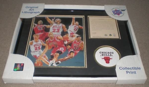 Chicago Bulls Lithograph 1996 Upper Deck 70 Wins #13487/15000 Michael Jordan NEW - Picture 1 of 3