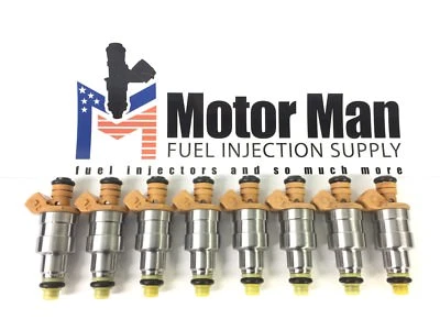 Motor Man | Juego de inyectores de combustible E5TE-A3B | Ford F150 F250 5,8 L V8 1 año de garantía Foto 1 de 4