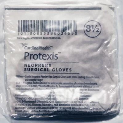 43 Pares Guantes Quirúrgicos Protexis Neopreno Estériles Cardinal Talla 8.5 Exp 09-2025 Foto 1 de 3