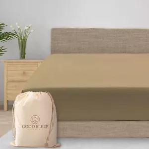 XL Twin Fitted Sheet Only - 800 TC Extra Long Fitted Twin Sheet 100% Egyptian... - Picture 1 of 7