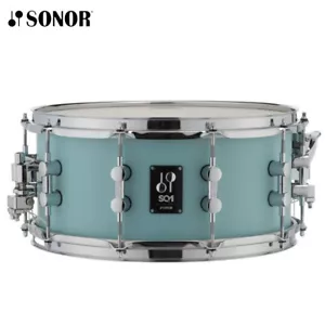 NUOVO Sonor SQ1 Series 14" x 6,5" betulla cromato cruiser rullante blu - Foto 1 di 1