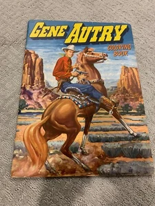 vintage western Gene Autry coloring book, 1951, unused,excellent, - Picture 1 of 8