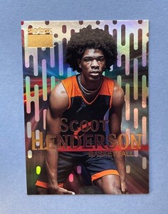 2022 Skybox Metal Universe Champions Scoot Henderson Premium #S-50 Trail Blazers