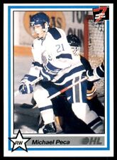 1990-91 7th Inning Sketch OHL Michael Peca Sudbury Wolves #392